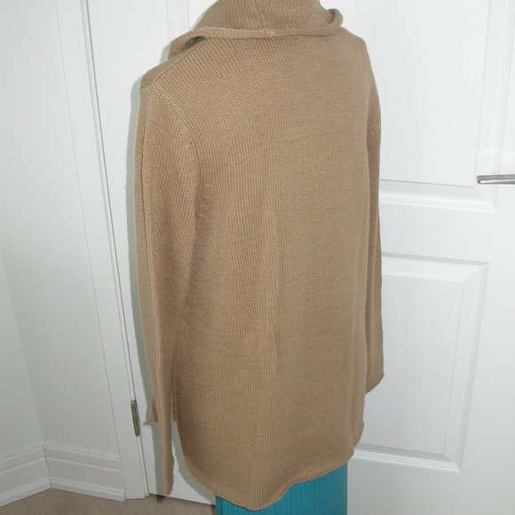 Camel Colour Tunic Soft  Sweater - Picture 4 of 7